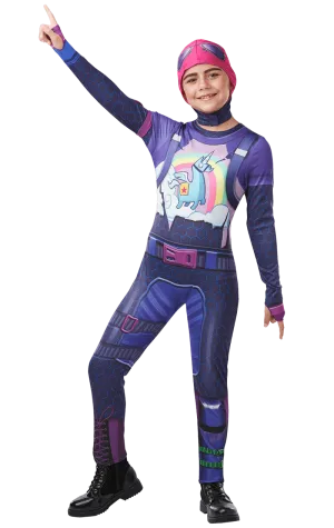 Kids Brite Bomber Fortnite Costume - Deluxe
