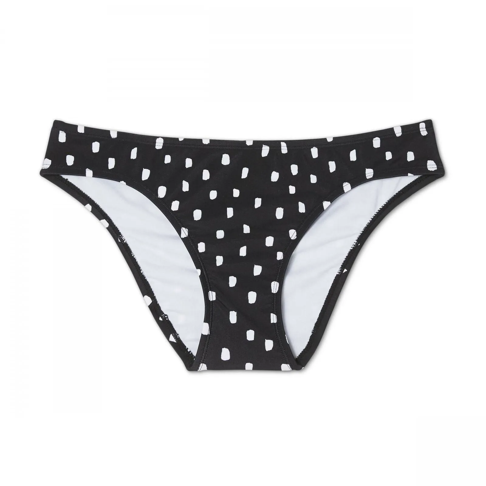 Kona Sol Women's Polka Dot Medium Coverage Hipster Bikini Bottom