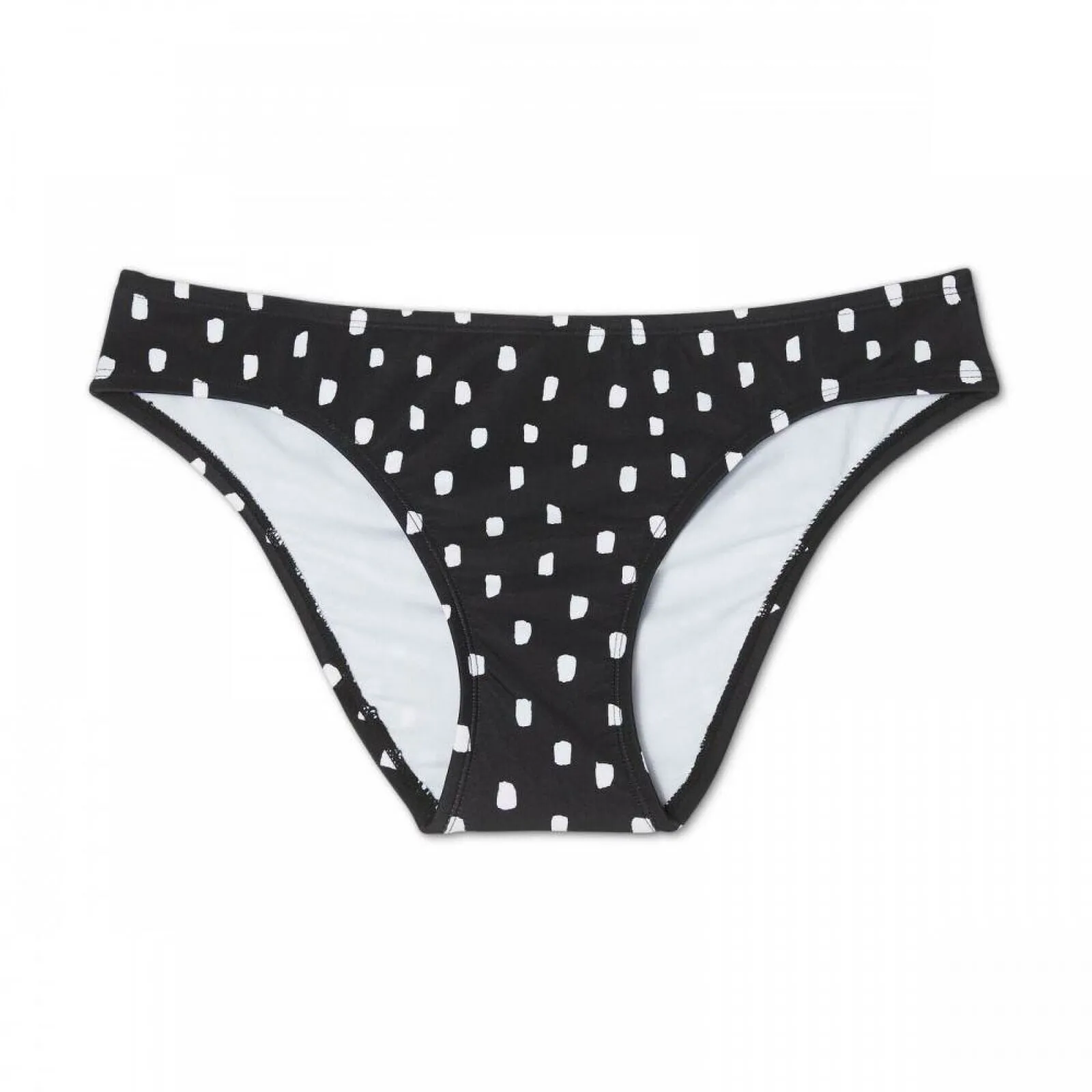 Kona Sol Women's Polka Dot Medium Coverage Hipster Bikini Bottom