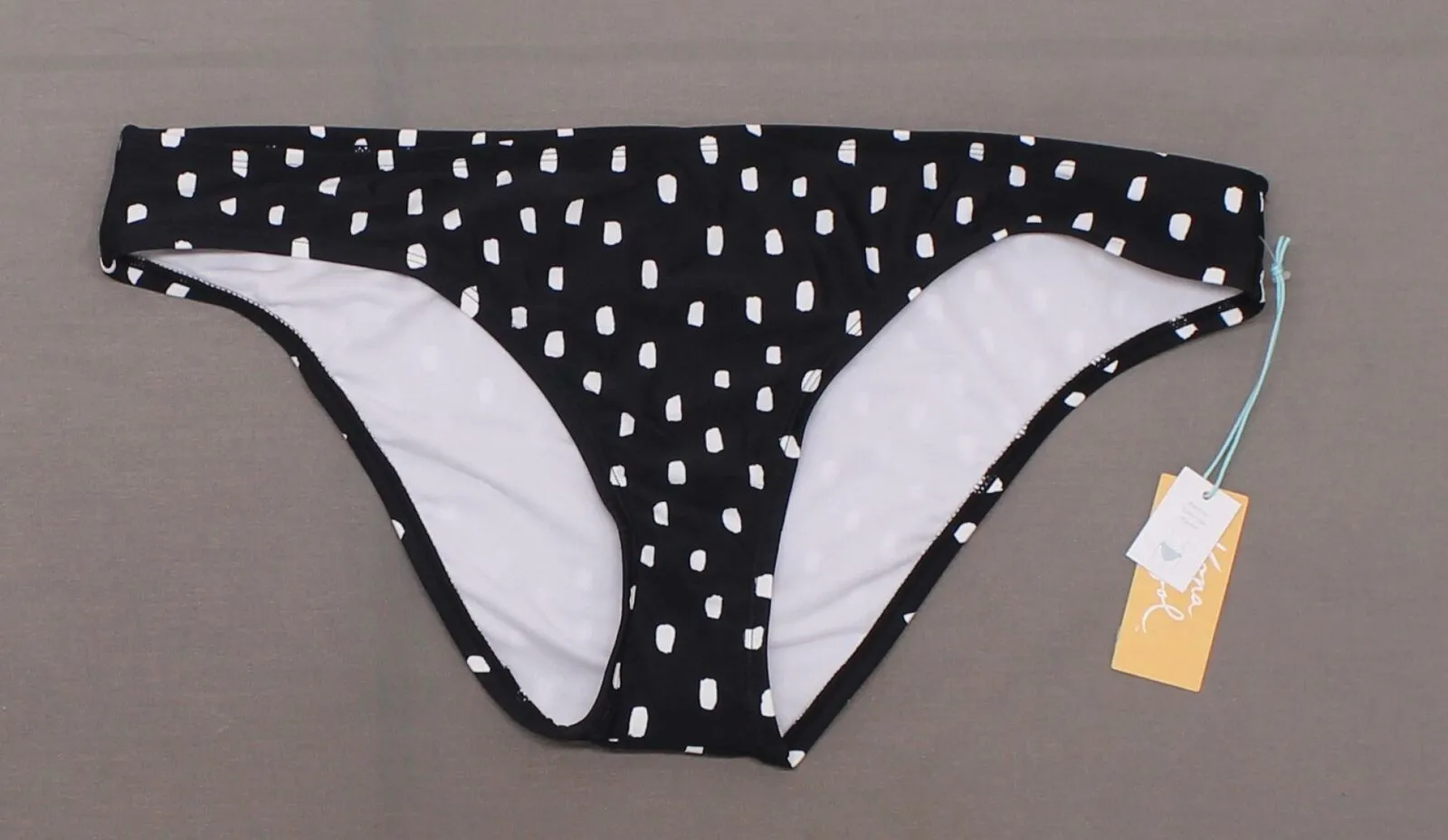 Kona Sol Women's Polka Dot Medium Coverage Hipster Bikini Bottom