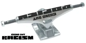 Krux Skateboard Trucks K5 Grind Out Racism DLK Std Silver - 8.25"