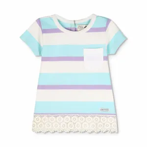 Lace Hem Pep Top