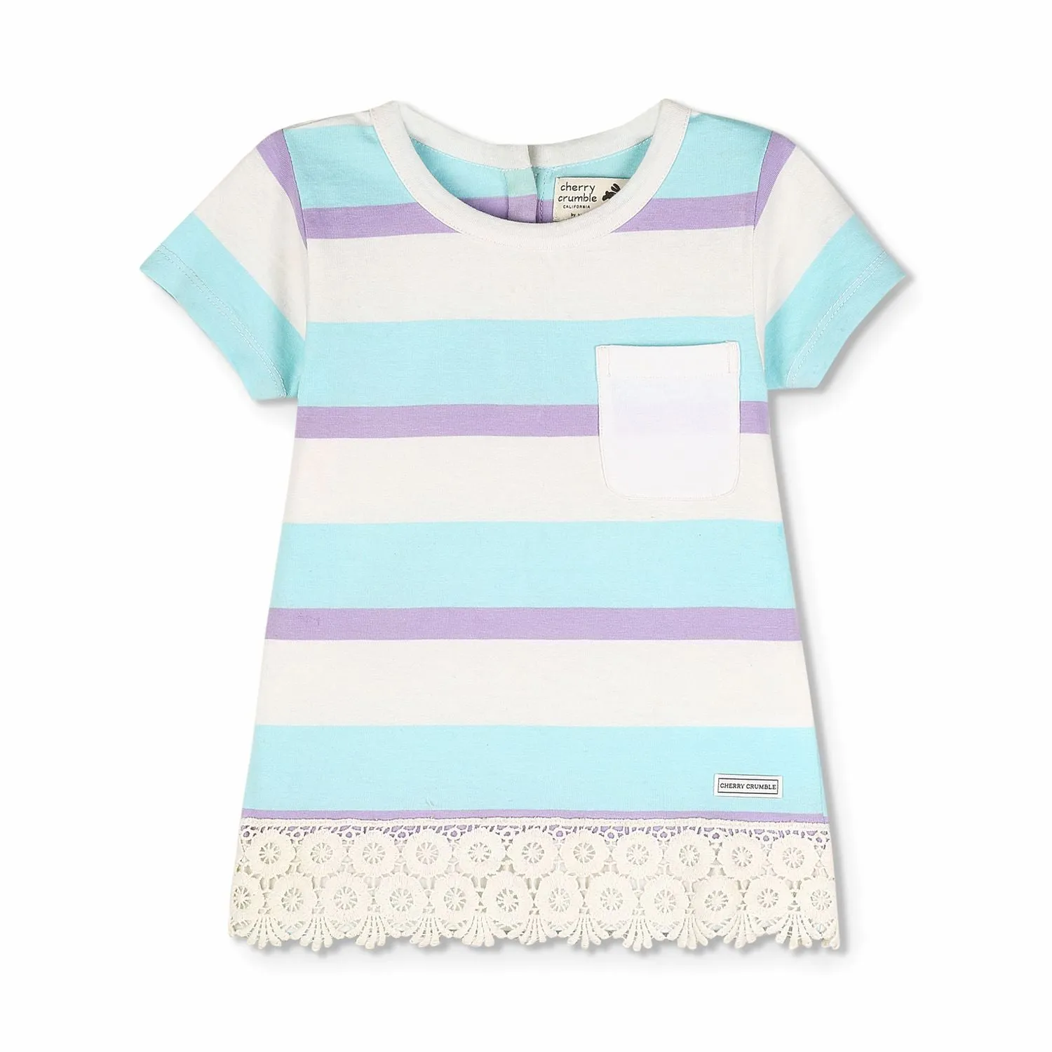 Lace Hem Pep Top