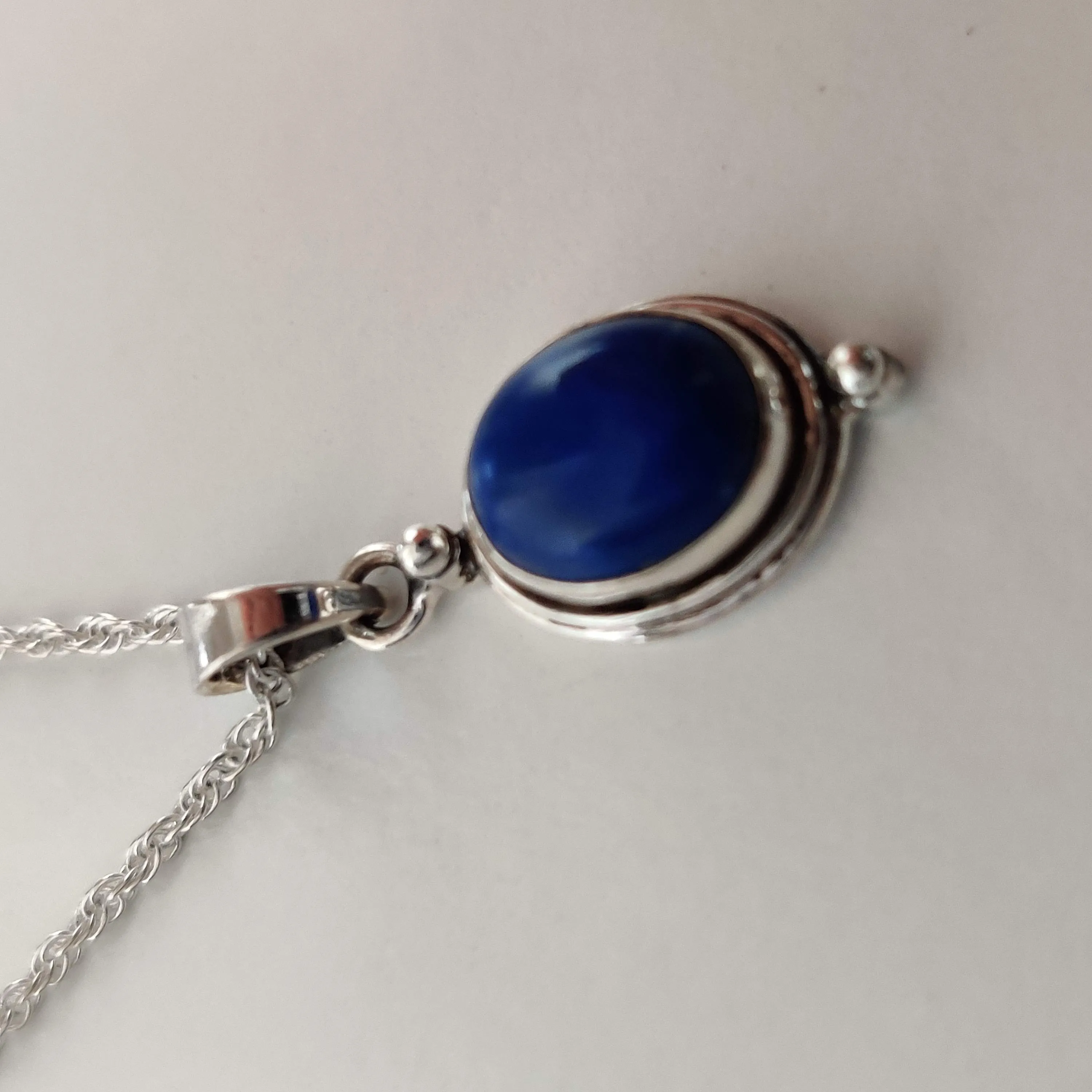 Lapis Lazuli 925 Sterling Silver Pendant