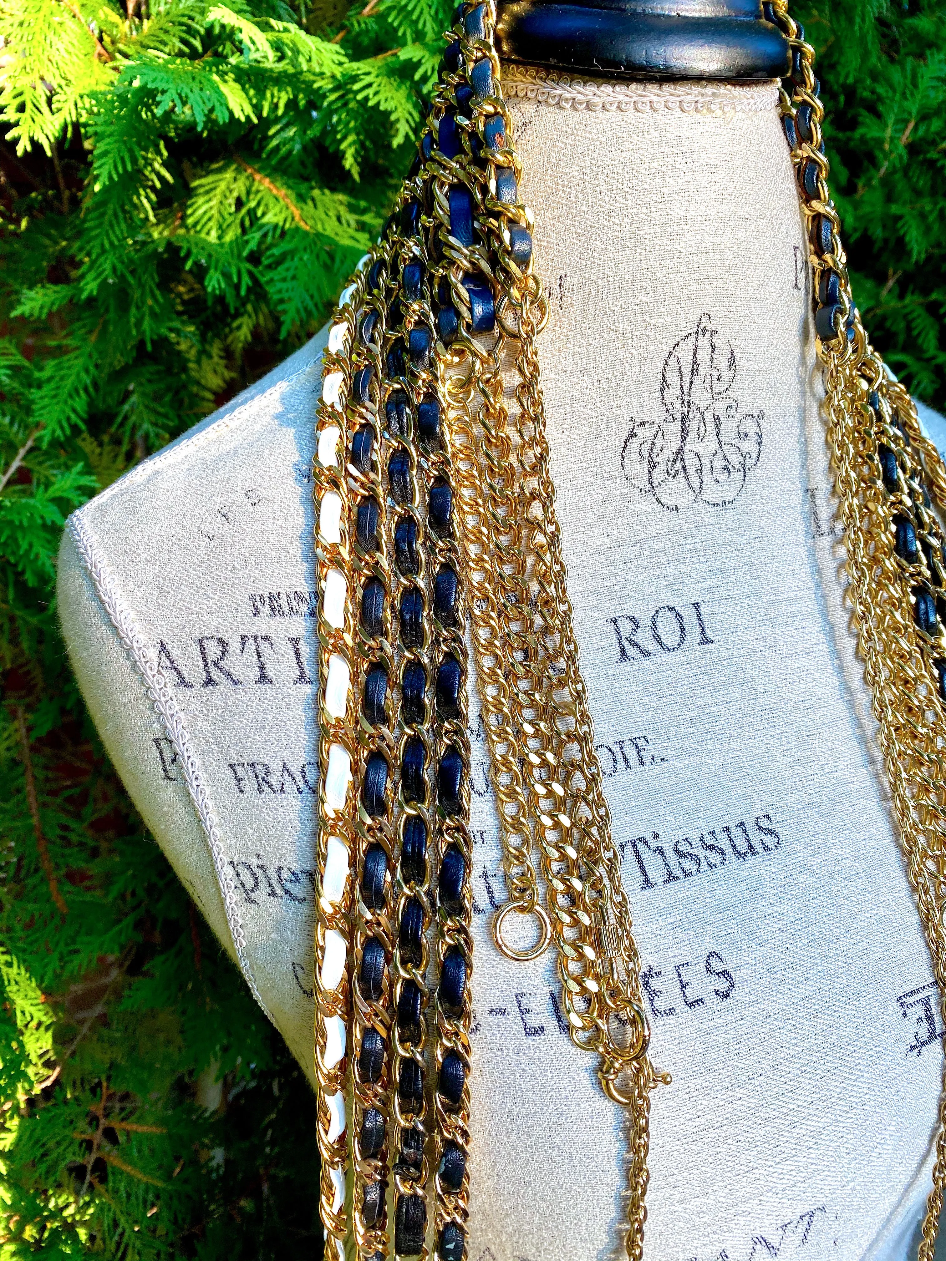 Leather Mask Chain