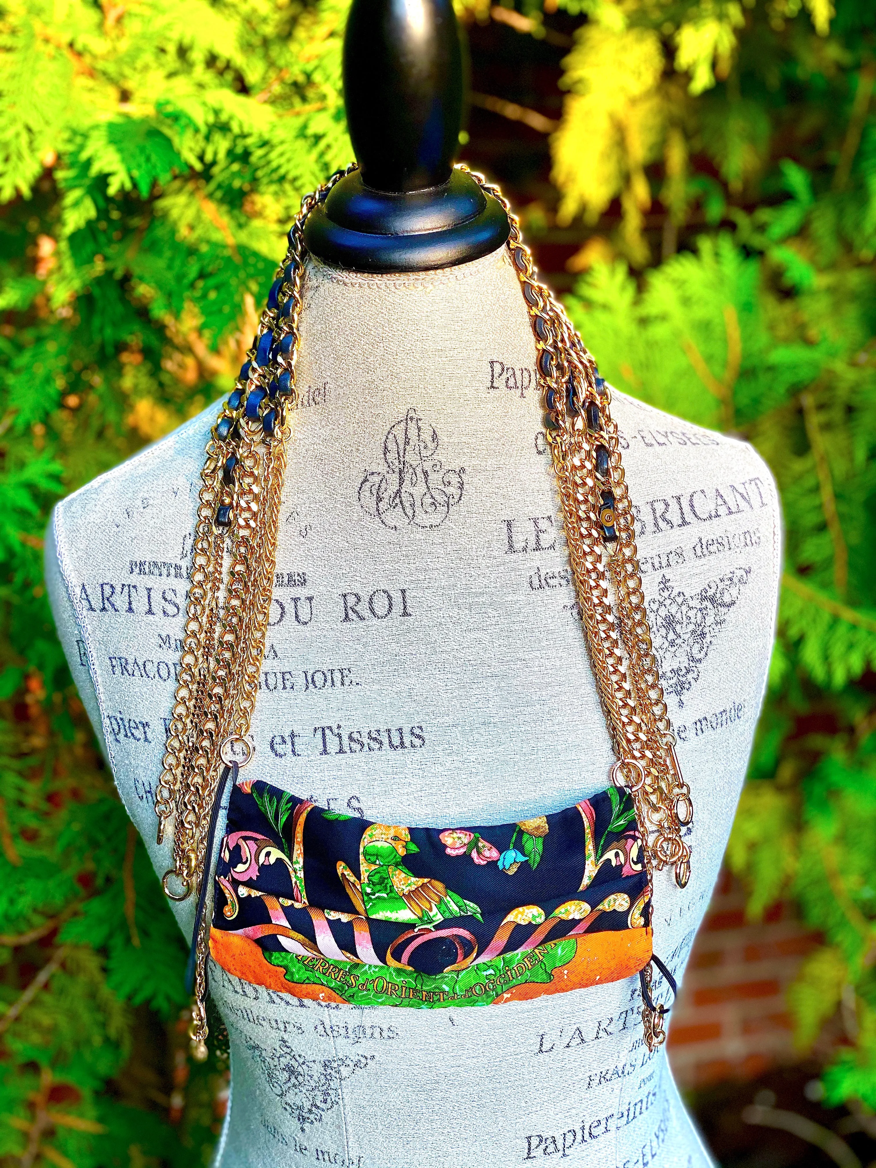 Leather Mask Chain