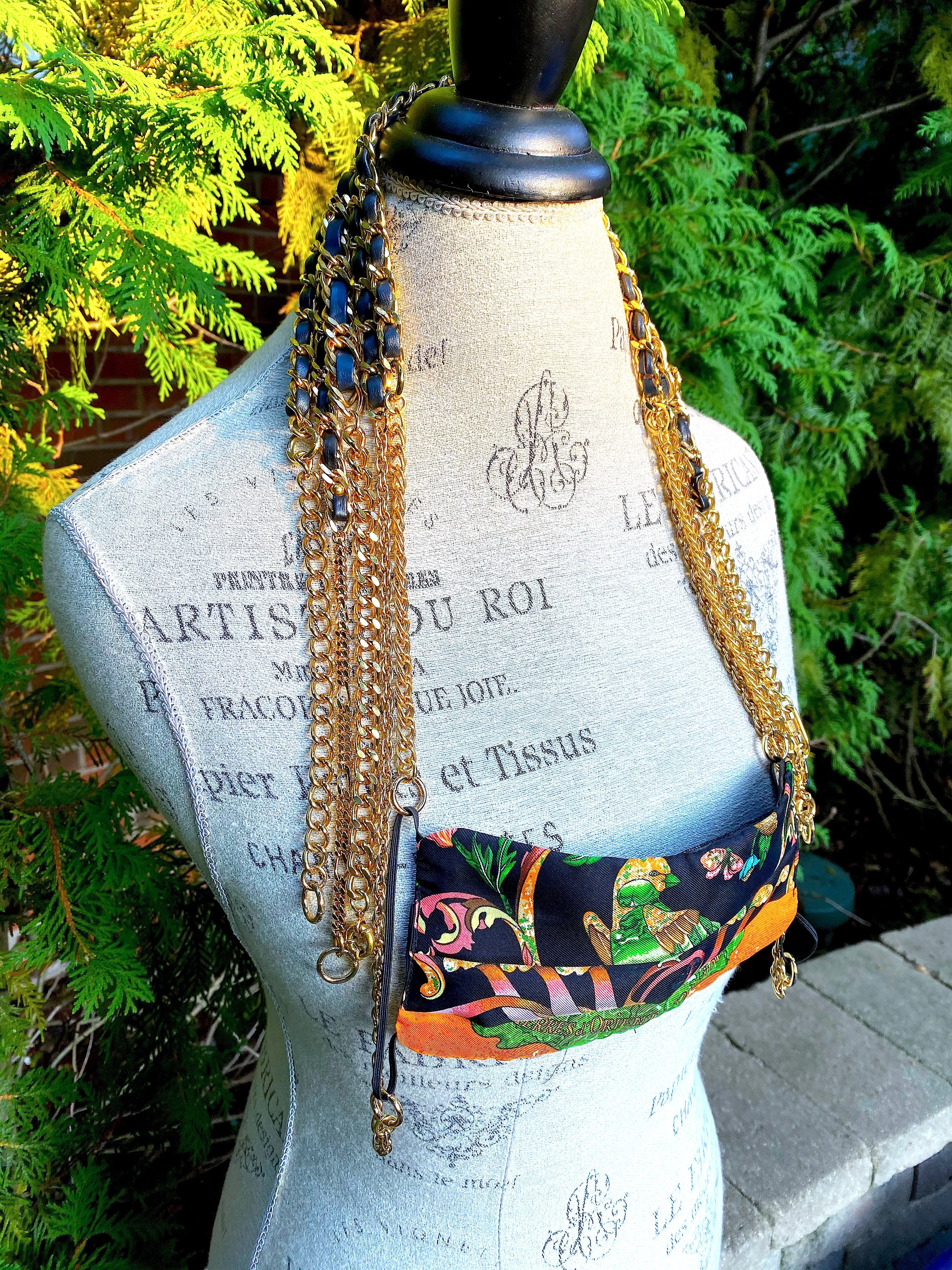 Leather Mask Chain