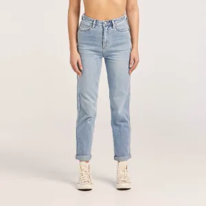 Lee Riders Hi Mom Jeans Ladies Blue Sands