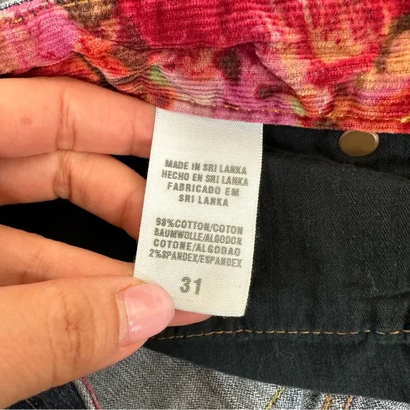 Lucky Brand by Gene Montesano Denim Midi Skirt