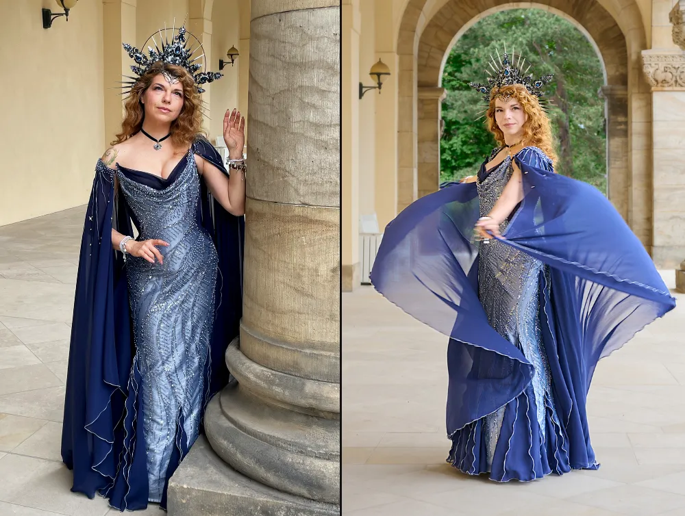 Lunar Eclipse Night dress