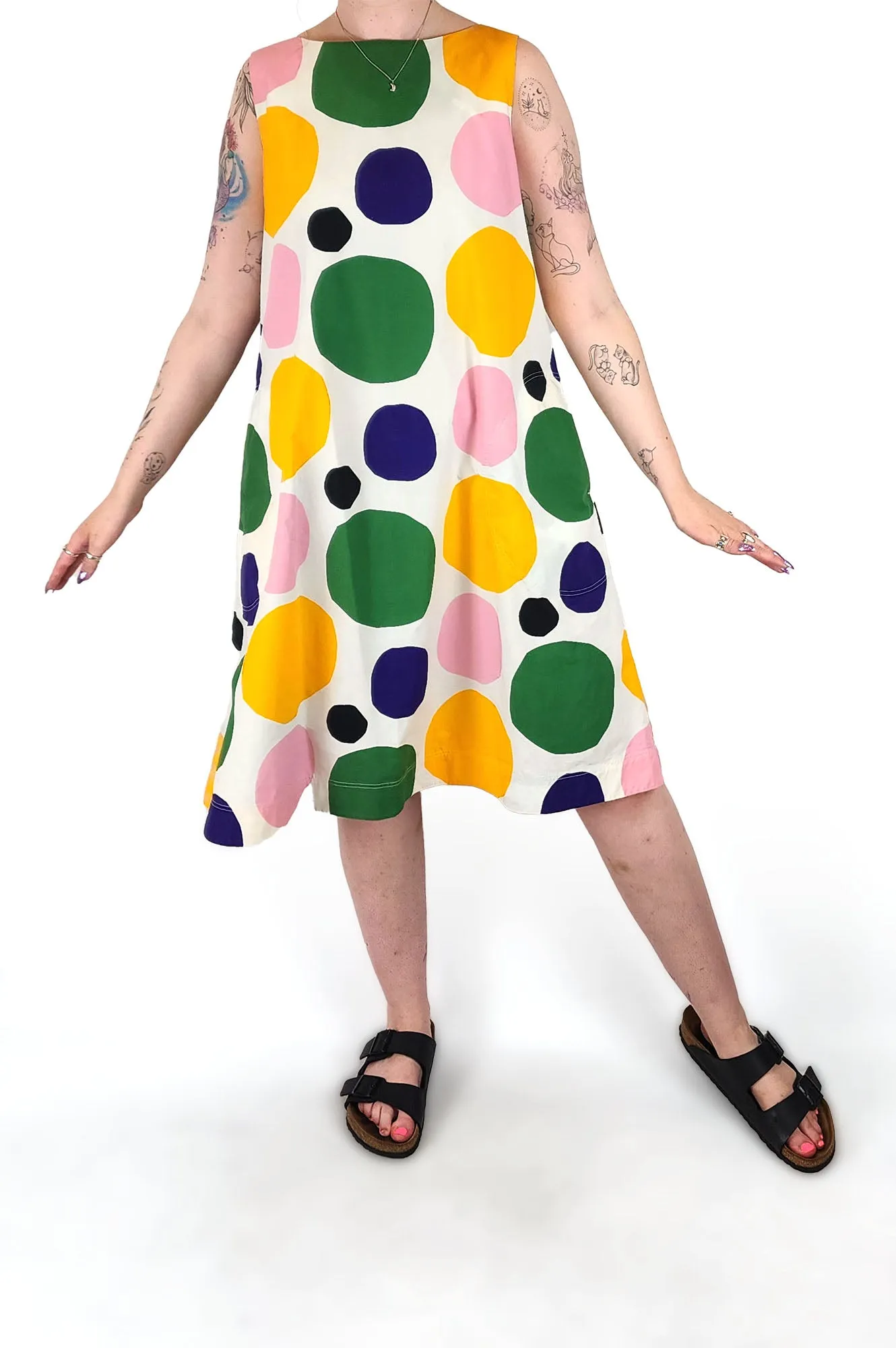 Marimekko   Uniqlo print dress size Medium