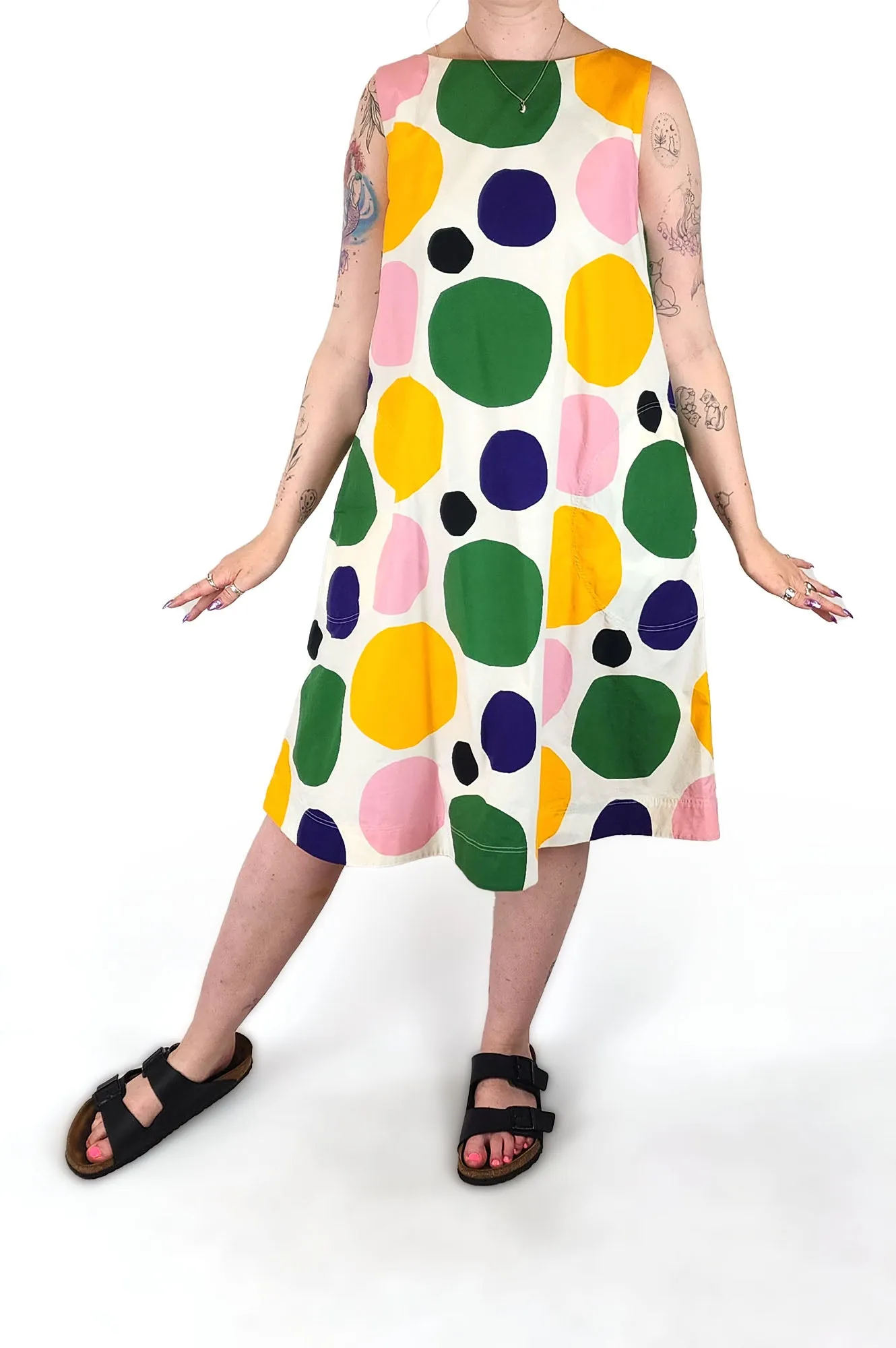 Marimekko   Uniqlo print dress size Medium