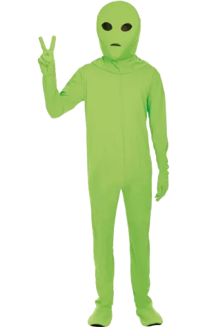 Mens Space Alien Costume