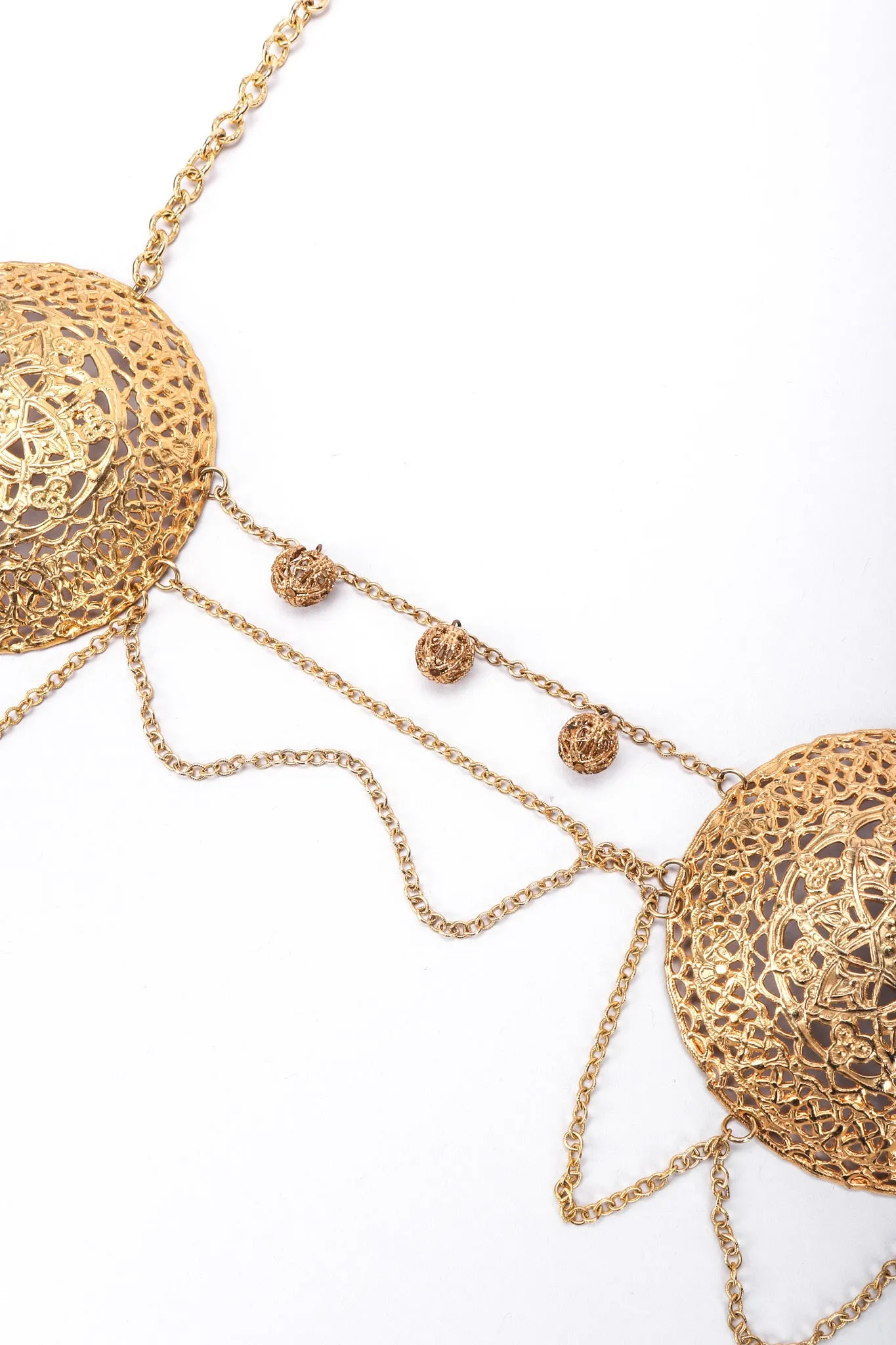 Metal Filigree Bra