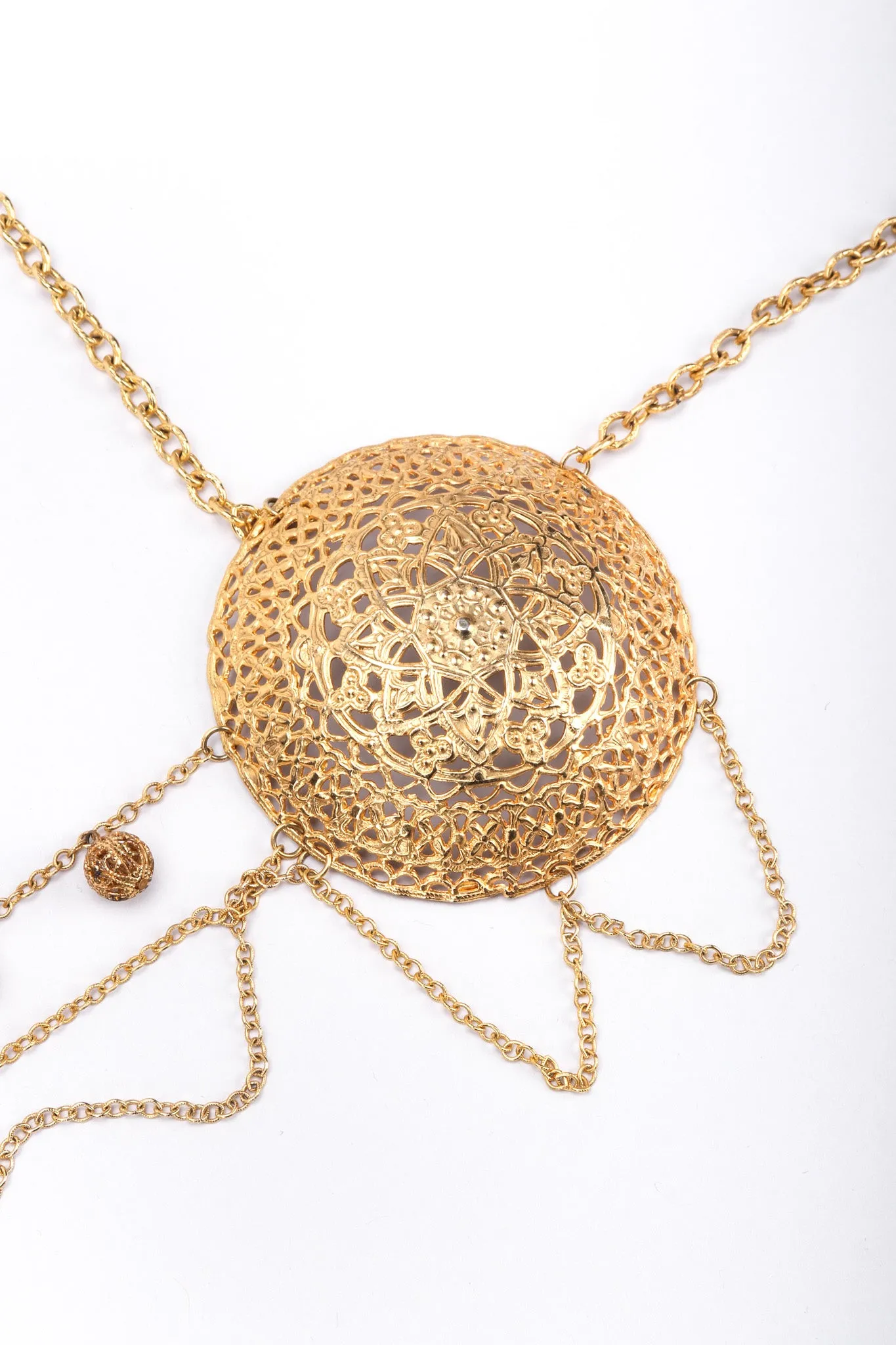 Metal Filigree Bra