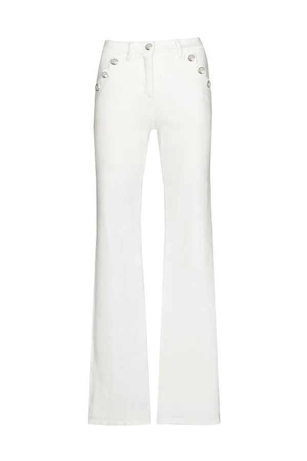 MID WAIST BOOTCUT JEANS