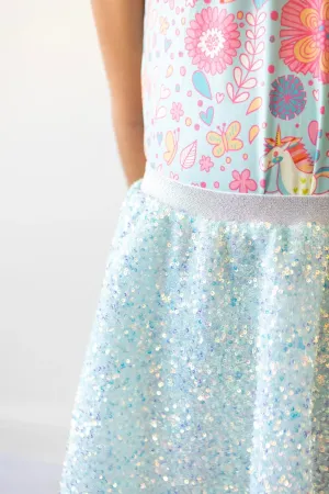 Mila & Rose Sequin Twirl Skort
