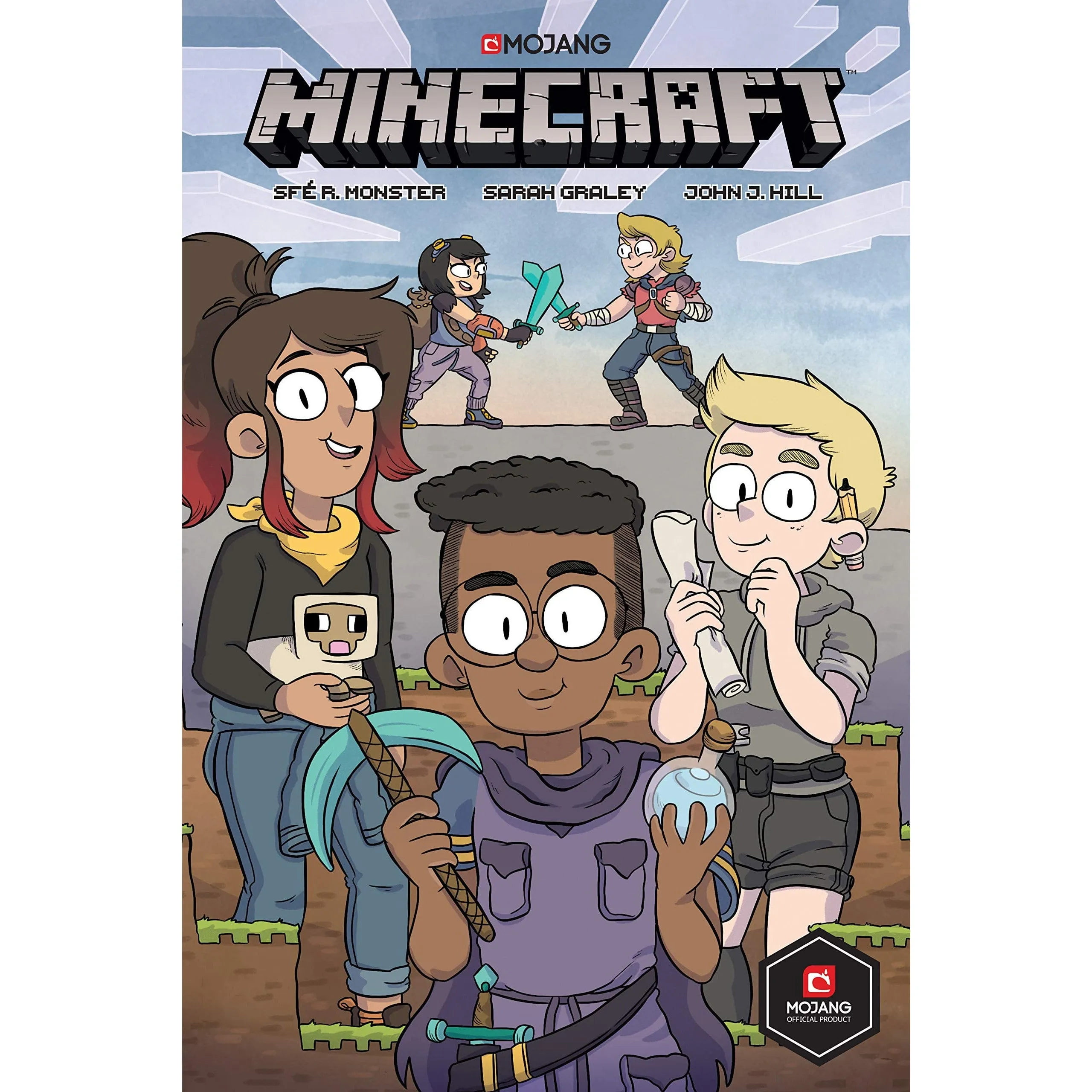 Minecraft Graphic Novel Volume 1-3 Books Collection Set By Sfe R Monster, Sarah Graley
