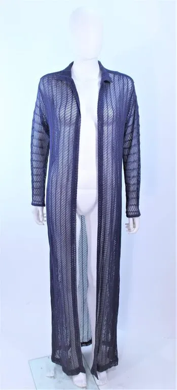 MISSONI Periwinkle Duster and Zig Zag Pattern Pants Size 46