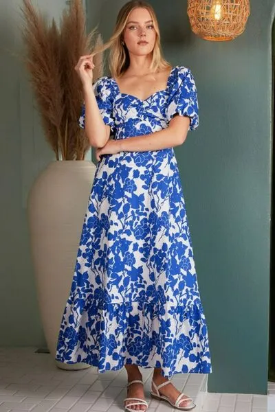 Mittoshop Blue Skies Maxi Dress