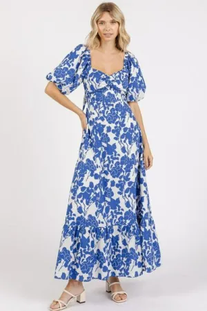 Mittoshop Blue Skies Maxi Dress