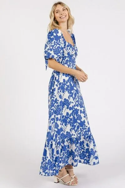 Mittoshop Blue Skies Maxi Dress