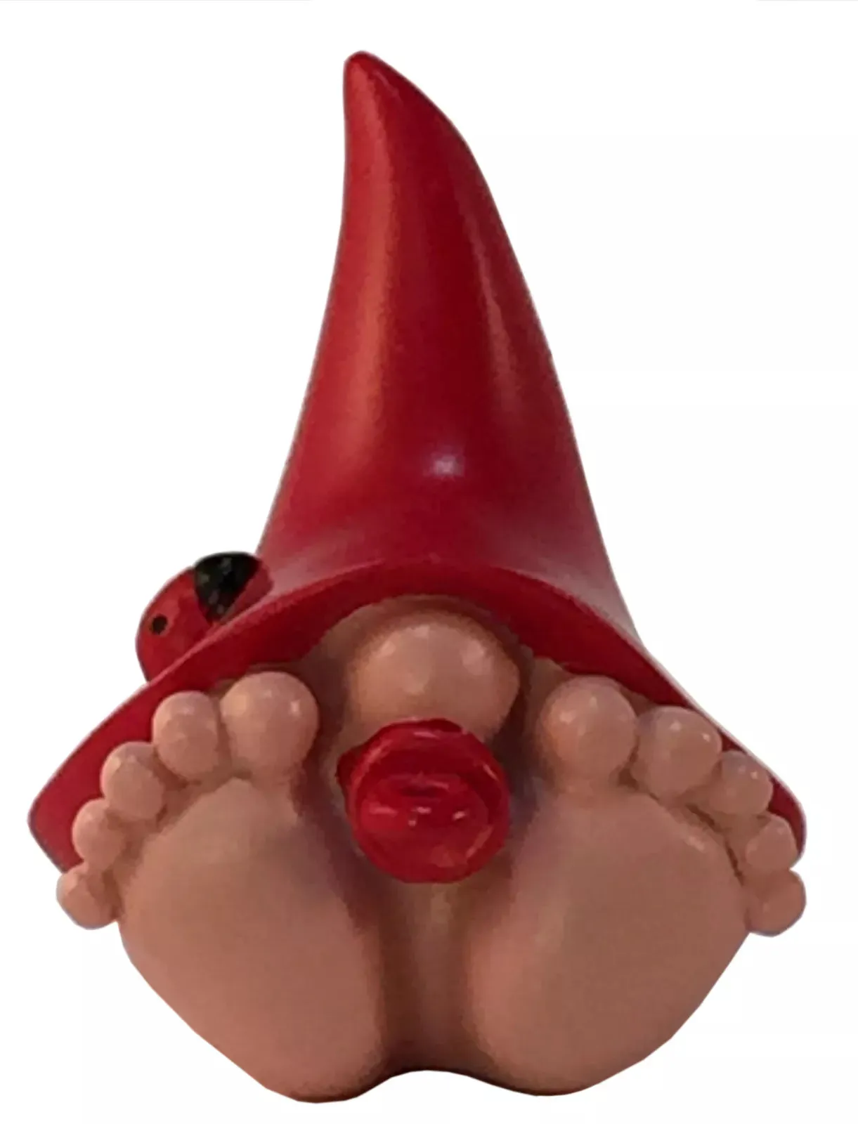 NEW Miniature Baby Gnome Figurine “Jasper”–Fairy Garden Baby Gnome with the Red Hat