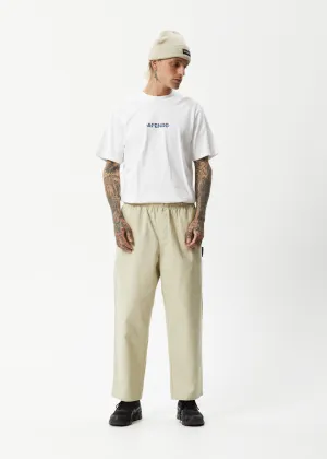 Ninety Eights Elastic Waist Pants Cement