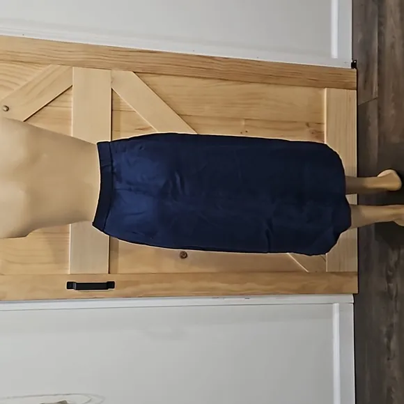 NOS | Vintage Briggs New York Navy Skirt | See Measurements