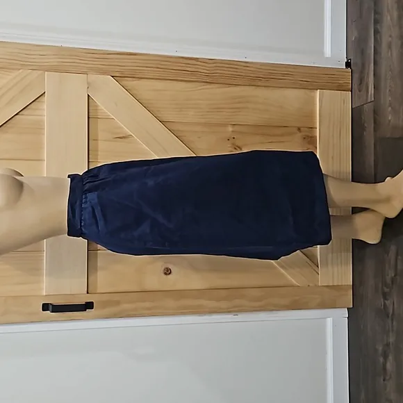 NOS | Vintage Briggs New York Navy Skirt | See Measurements