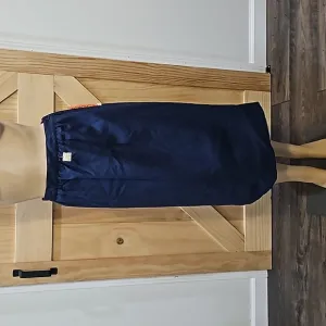 NOS | Vintage Briggs New York Navy Skirt | See Measurements