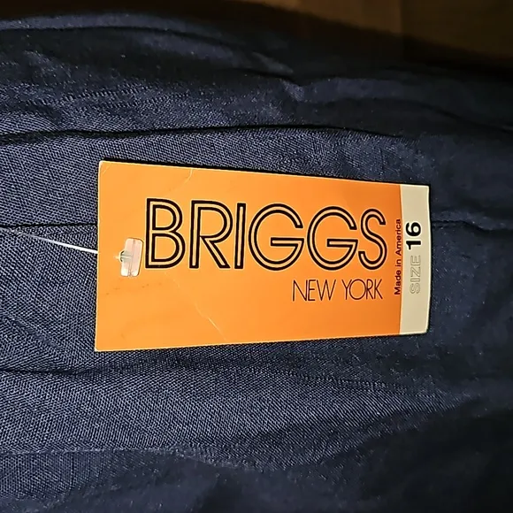 NOS | Vintage Briggs New York Navy Skirt | See Measurements