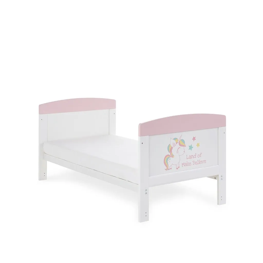 OBABY Grace Inspire Cot Bed Unicorn