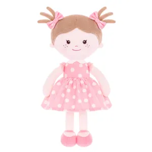 Onetoo 13-inch Baby Doll Girl Gifts Polka Dot Series Dolls Coral