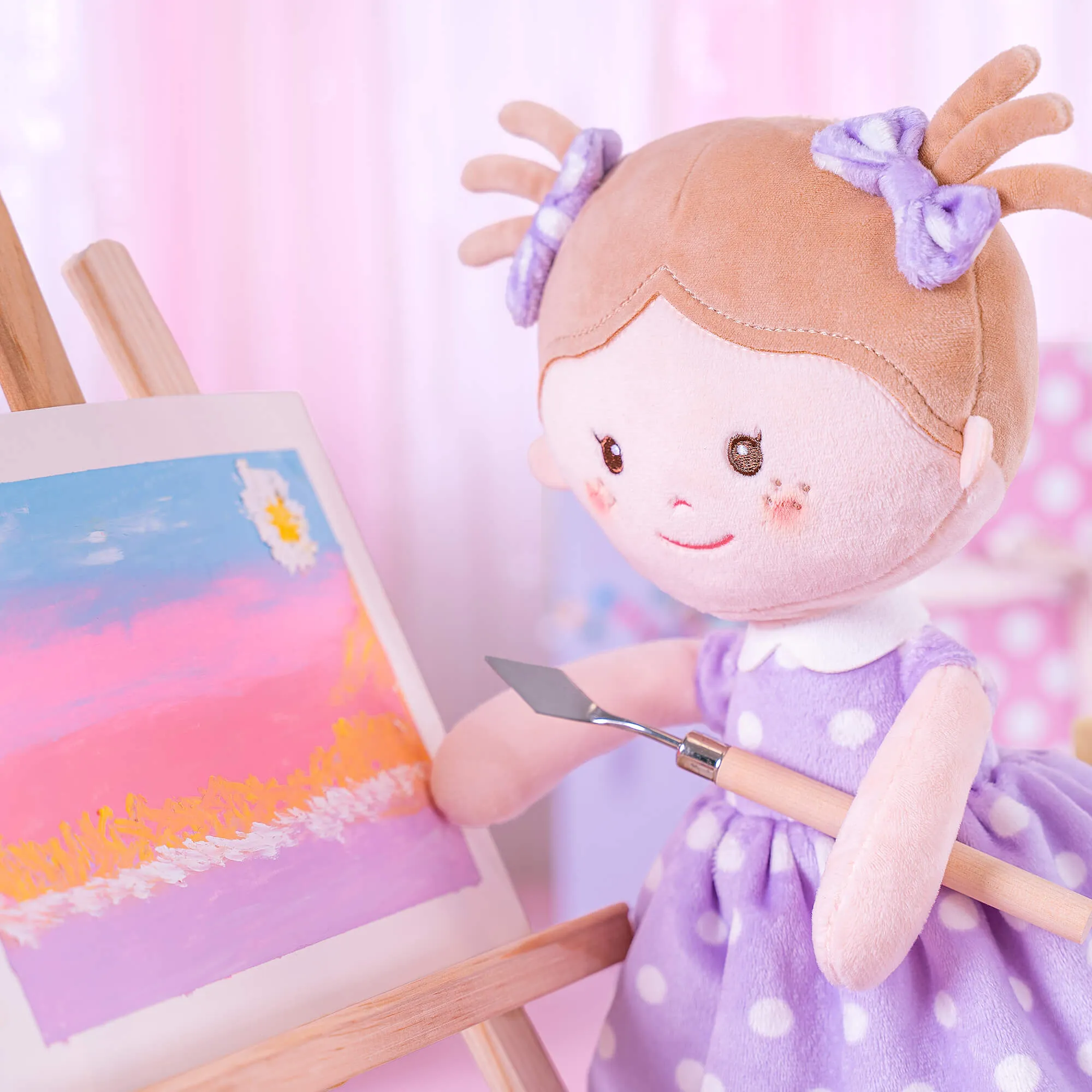 Onetoo 13-inch Personalized Polka Dot Series Dolls Girl Gifts