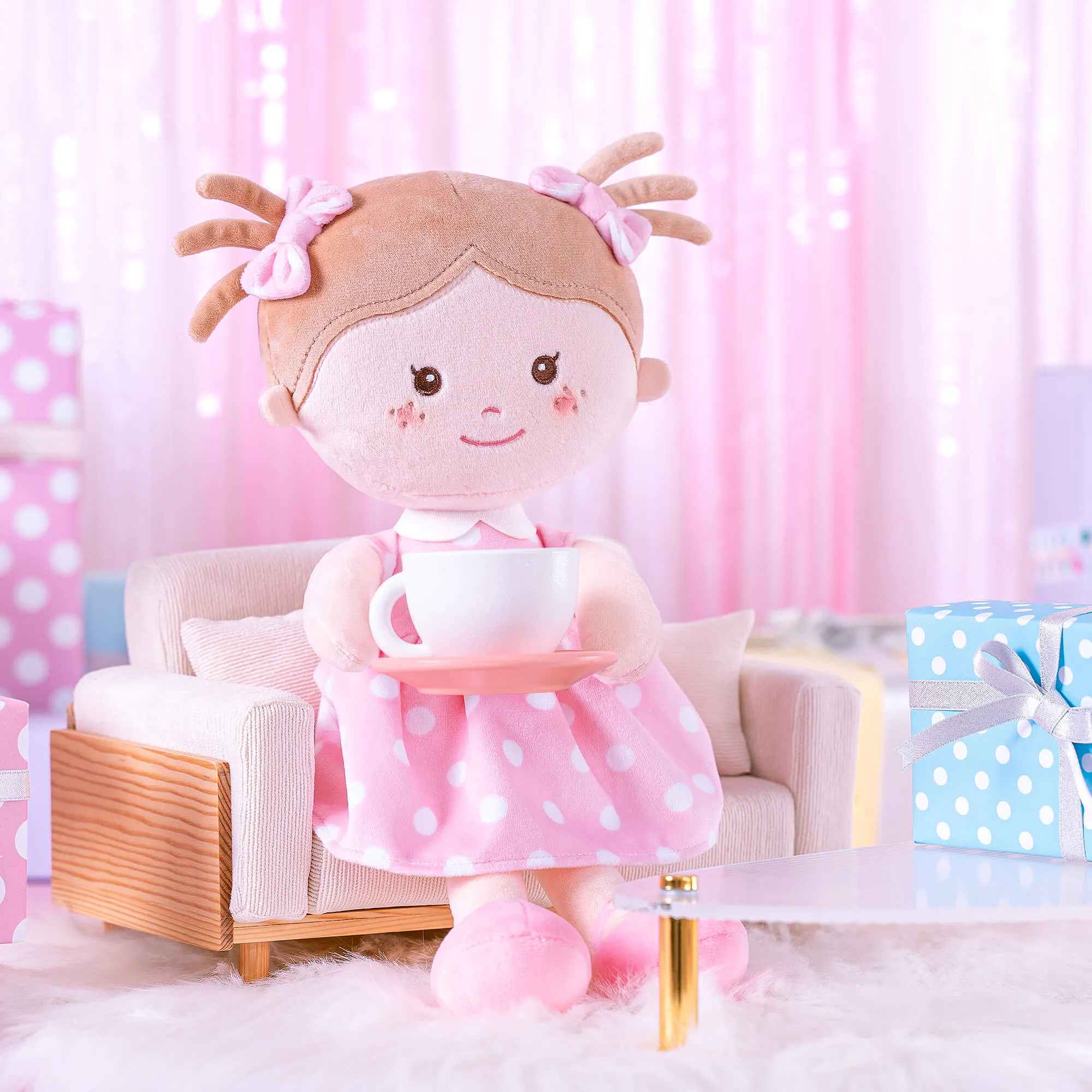 Onetoo 13-inch Personalized Polka Dot Series Dolls Girl Gifts