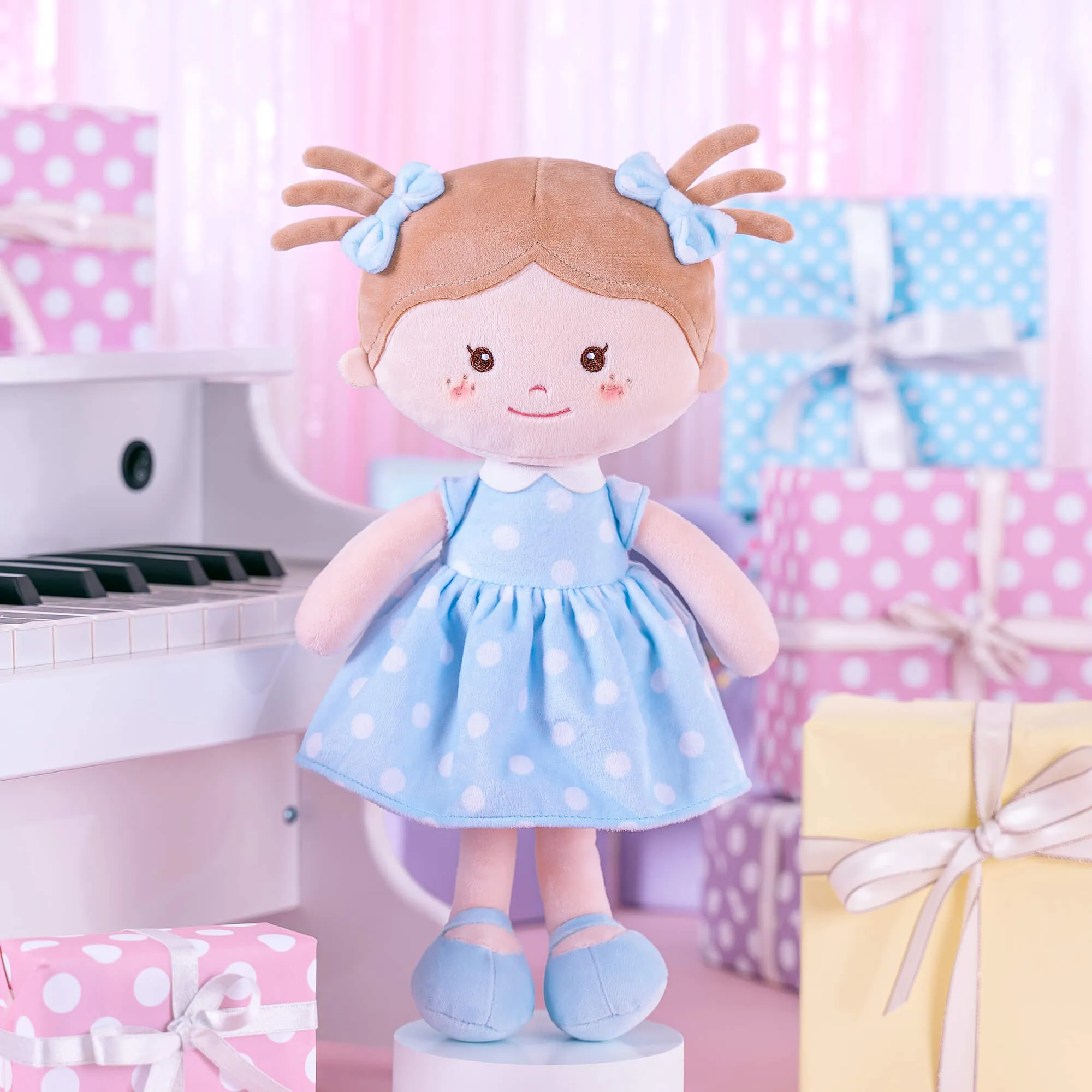 Onetoo 13-inch Personalized Polka Dot Series Dolls Girl Gifts
