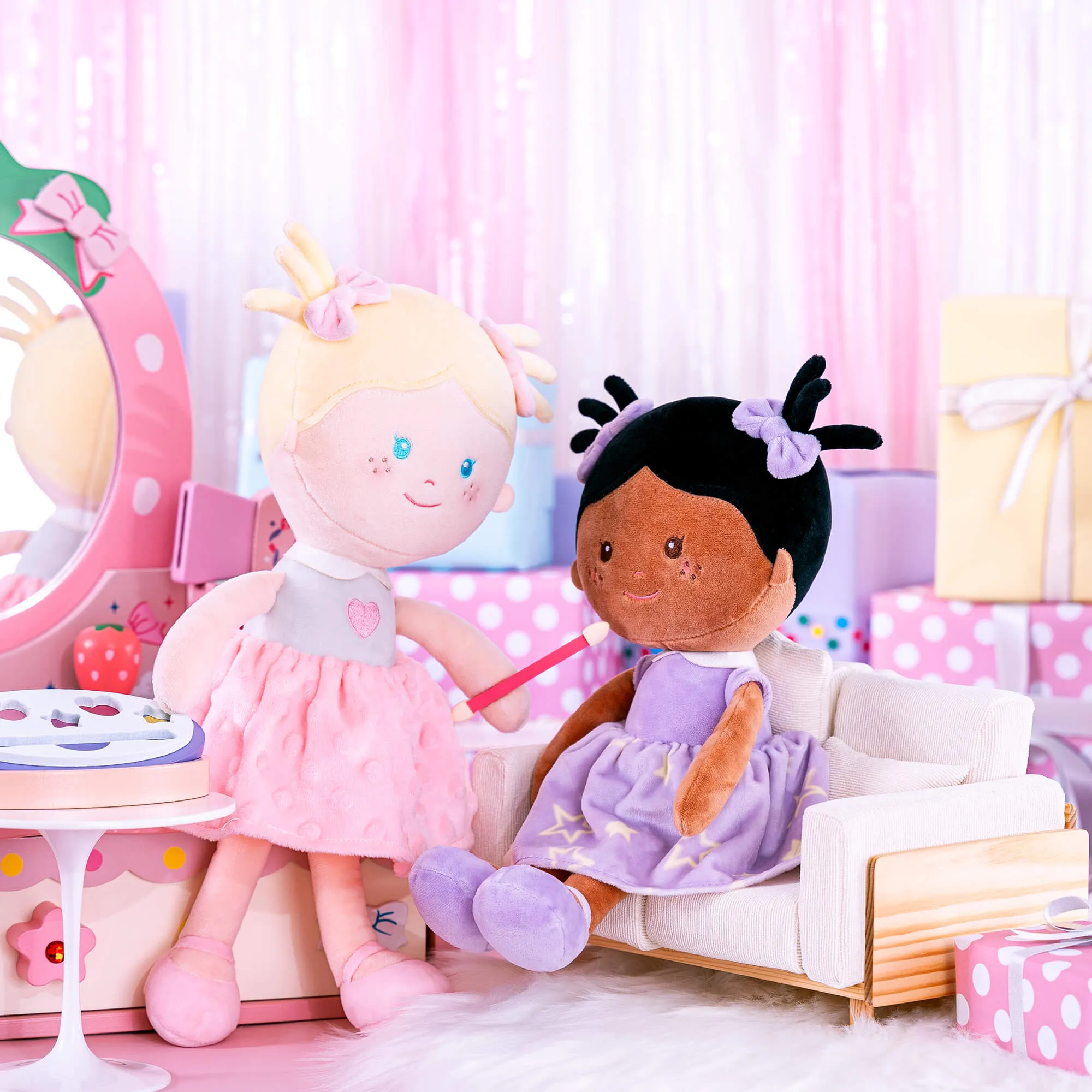 Onetoo 13-inch Personalized Polka Dot Series Dolls Girl Gifts