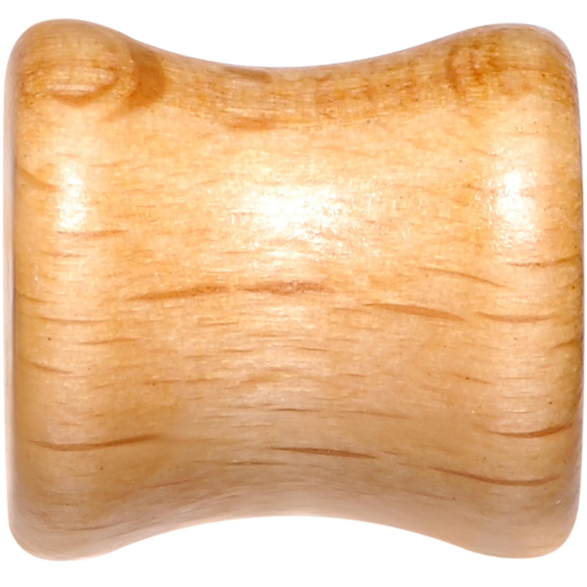 Organic Beechwood Geometric Unicorn Saddle Plug Set 0 Gauge to 25mm