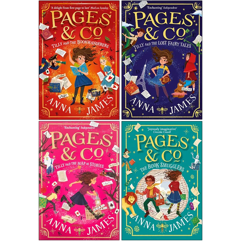 Pages & Co Collection 4 Books Set By Anna James (The Book Smugglers)