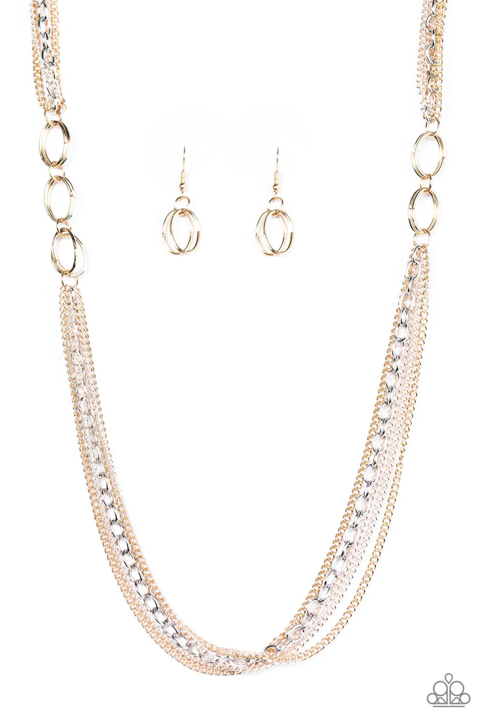 Paparazzi Keep It Street - Gold Necklace