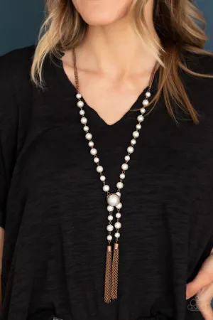 Paparazzi Vintage Diva Necklace Copper