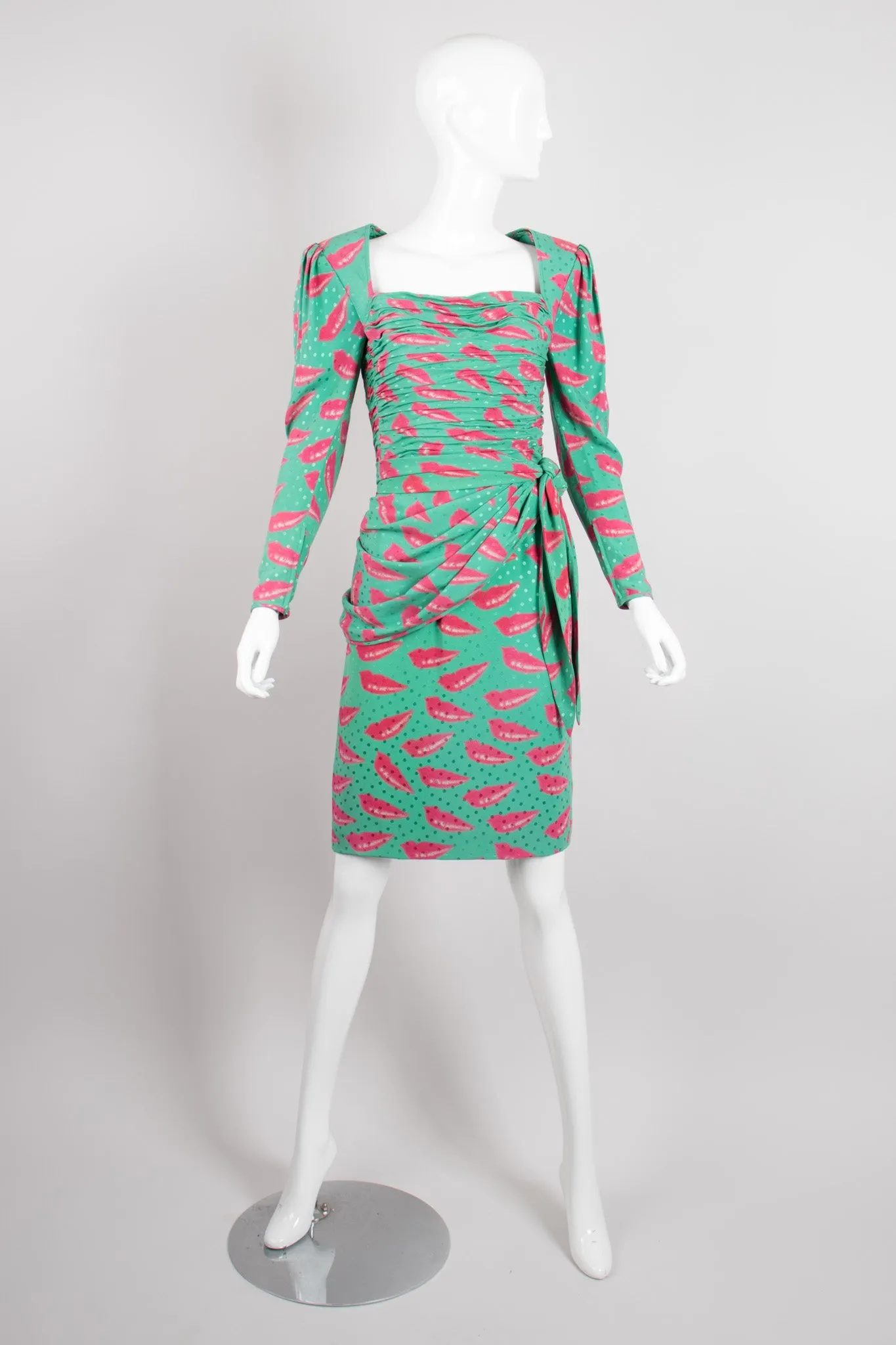 Parallèle Lip Print Dress