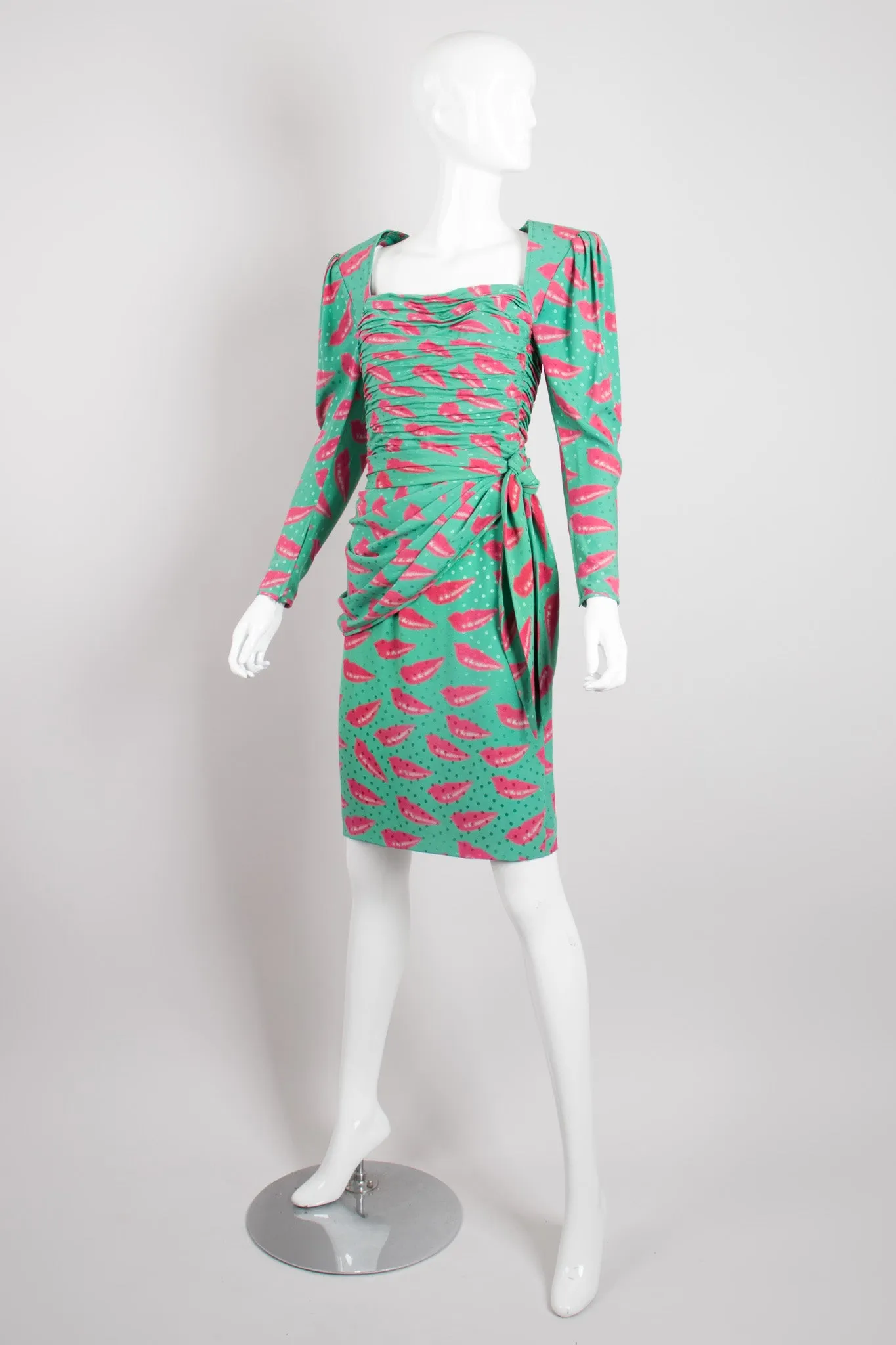 Parallèle Lip Print Dress