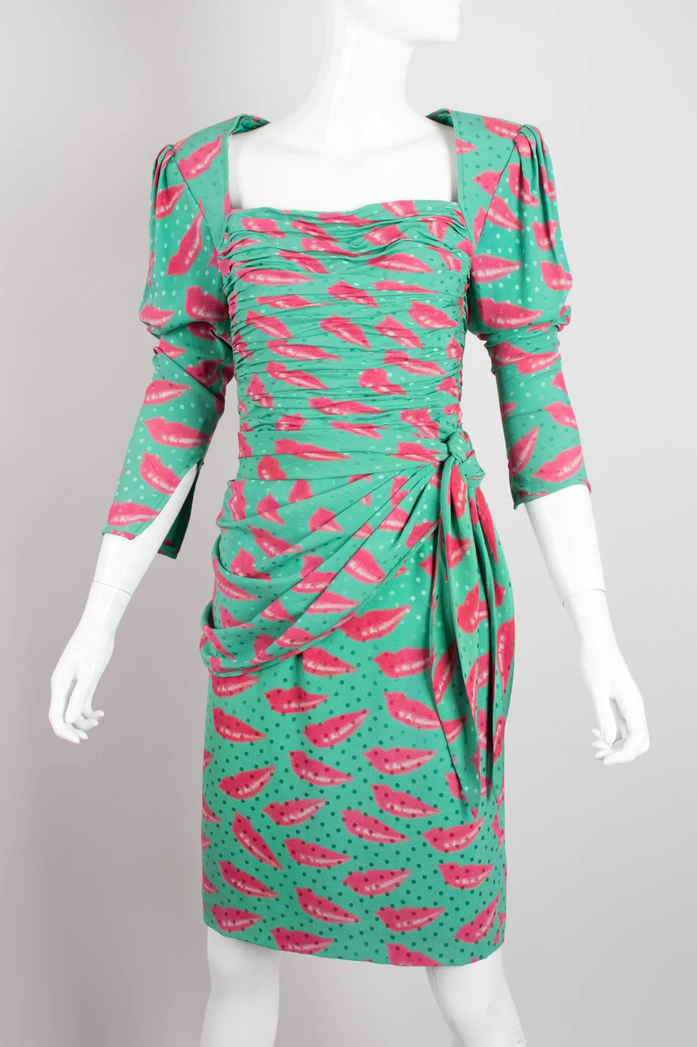 Parallèle Lip Print Dress