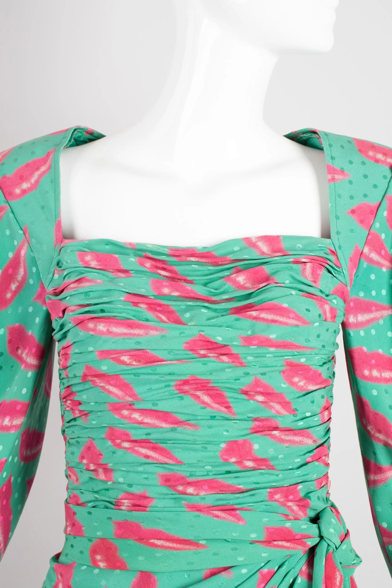 Parallèle Lip Print Dress