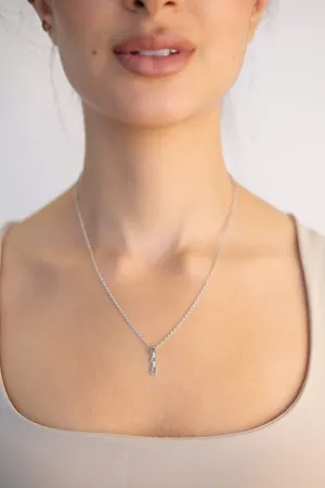 Pave Link Pendant Necklace