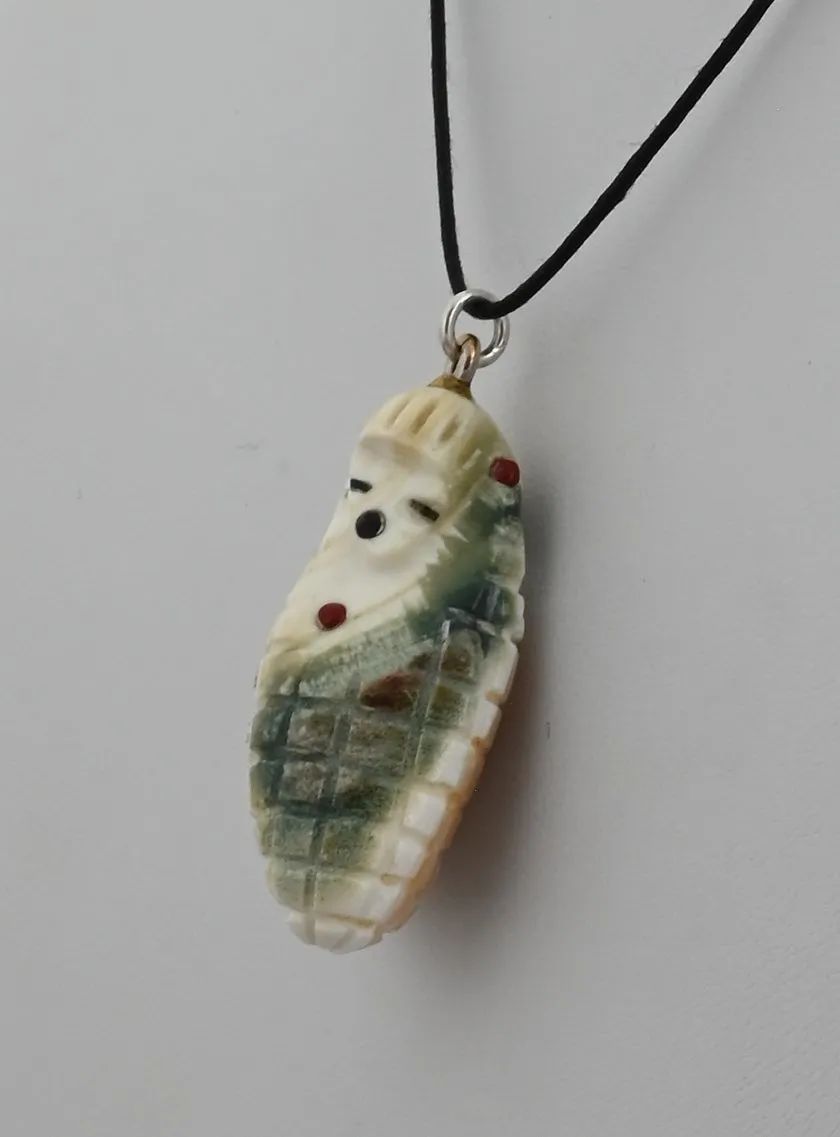 Pendant with Corn Maiden by Ed Lementino