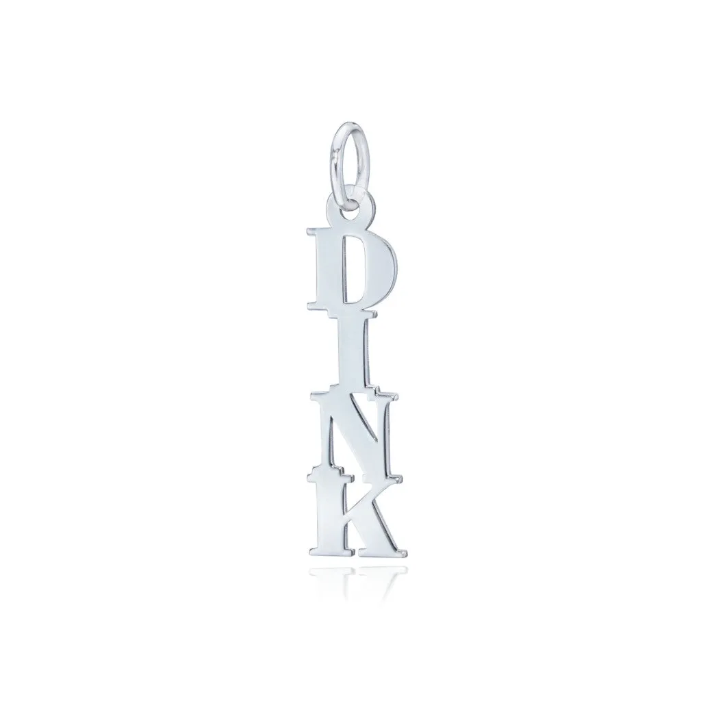 Pickleball Pendant | Dink in White Gold