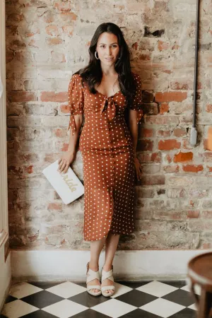 PRETTY JULIA POLKA DOT DRESS